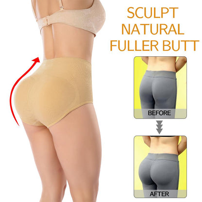 Undetectable Padded Butt Lifter Shaper Cream (Beige) Short
