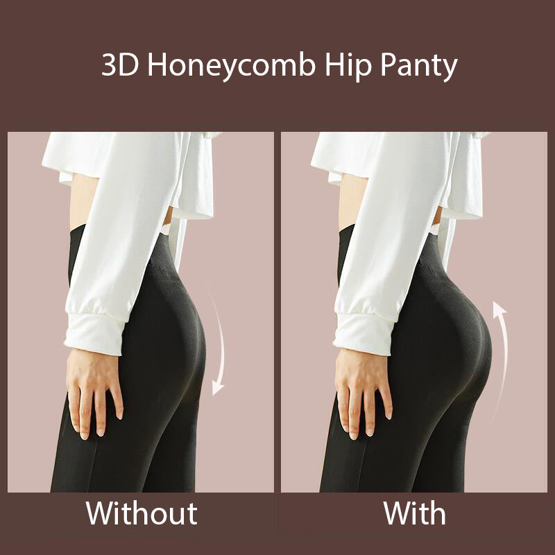 Double Elegance Undetectable Padded Butt Lifter Shaper Short Combo (Black & Cream)