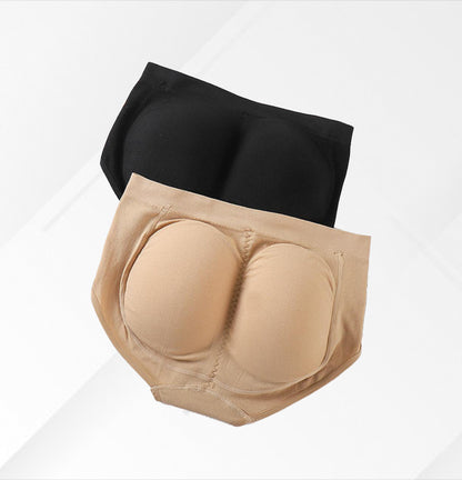 Double Elegance Undetectable Padded Butt Lifter Shaper Short Combo (Black & Cream)