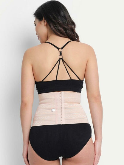 Tummy Tucker Slimming Belt for Women Combo (Black & Light Cream)