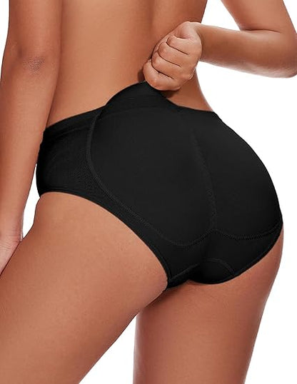 Undetectable Padded Butt Lifter Shaper Black Short