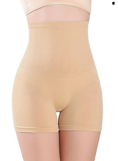 Women's Core Body Smoothing High-Waist Cream (Beige) Shorts