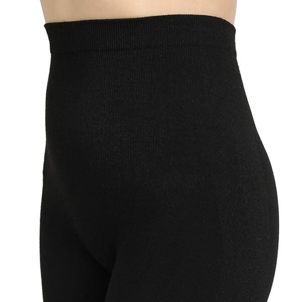 High Waist Women's Shorts Black - Image 3