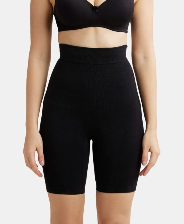 Women's High Waist Shapewear with Anti Rolling Strip Tummy Control - Image 7