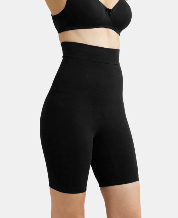 Women's High Waist Shapewear with Anti Rolling Strip Tummy Control - Image 5