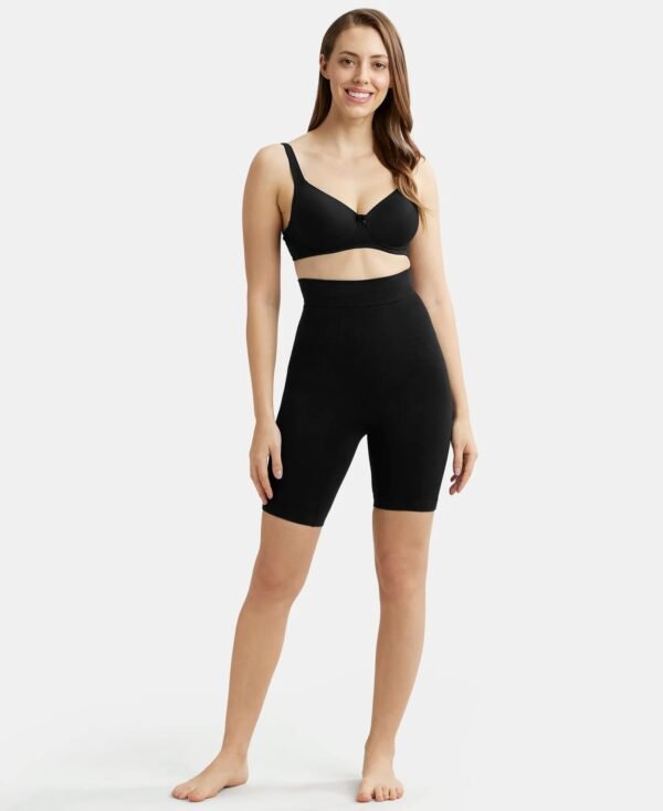 Women's High Waist Shapewear with Anti Rolling Strip Tummy Control - Image 6