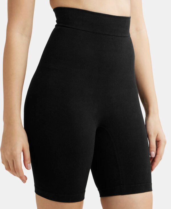 Women's High Waist Shapewear with Anti Rolling Strip Tummy Control - Image 2